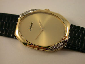 wunderschöne DuLaneau m. ultraflachen Werk Piguet 21 Gold 750