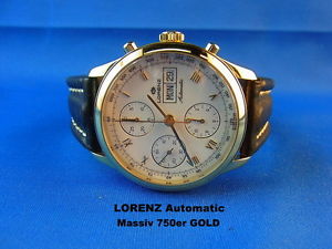 LORENZ Chronograph Automatic Solid 750 GOLD