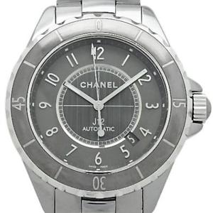 Pre-Owned CHANEL J12 Chromatics Titanium/SS/Ceramics Automatic Watch H2934, ML