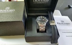 Damasko DA 46 automatic watch bracelet steel boxes papers recent service