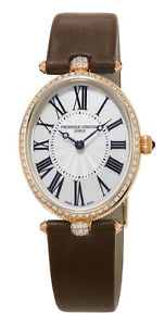 Frederique Constant Classics Art Deco Oval 18k RG Womens Watch FC-200MPW2VD9