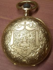 18k gold 25 rubie 1800s pocket watch very high quality