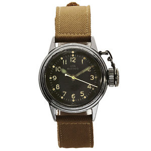 WW2 Vintage Hamilton American Navy Diver Watch Protective Crown Cup