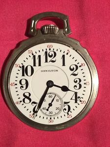 Hamilton Grade 950 Railroad Pocket Watch For Sale