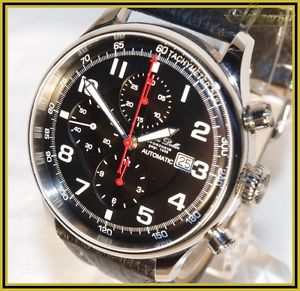 Automatique Chronographe Alfons Doller Valjoux 7750 avec Fond de verre VA/ZC