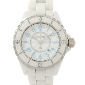 Free Shipping Pre-owned CHANEL J12 Blue Light H3826 Limited Edition 2000 Watch