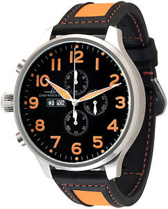 ZENO WATCH Superoversized Chronograph Automatic Left-hand Valjoux 7750