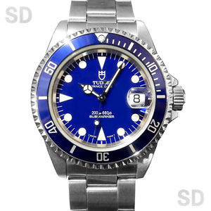Tudor Submariner 79190 Blue Watch Used Excellent++ Rare