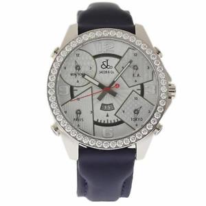 Jacob & Co. JC-3 5 Time Zone 47mm Diamond Stainless Steel 2 Year Warranty #1781