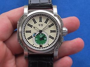 VISCONTI 25TH ANNIVERSARY GMT AUTOMATIC MOONPHASE DOUBLE DATE 5-LIMITED ,44.5mm