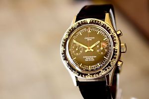 VINTAGE CROTON NIVADA CHRONOMASTER AVIATOR SEADIVER CHRONOGRAPH Valjoux EU Ship