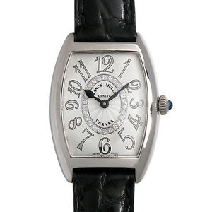 Free Shipping Pre-owned Women's Frank Muller Tonneau Carbex 1752 QZ CD 1 R OG