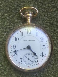 Rare 25 Jewels Seth Thomas Maiden Lane Pocket Watch