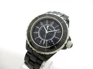 Free Shipping Pre-owned CHANEL J12 H0682 Quartz Women Watch With Genuine BOX