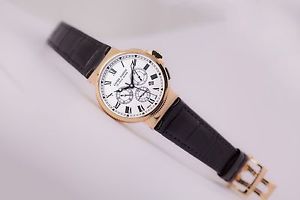 Limited Edition Ulysse Nardin Marine Chronograph 18kt Gold 1506-150LE BNIB