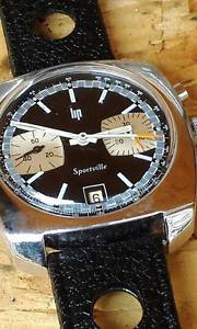 Vintage LIP Sportville racing chronograph Valjoux 7734