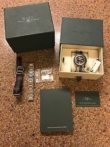 Ball Worldtimer Watch DM1028C 43mm Tritium Tubes! Bonus Straps!