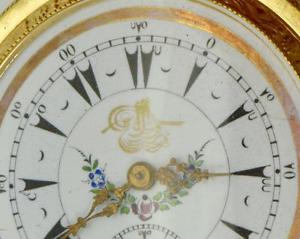 RARE antique gild silver Ottoman Pasha officers military award Dent,London watch