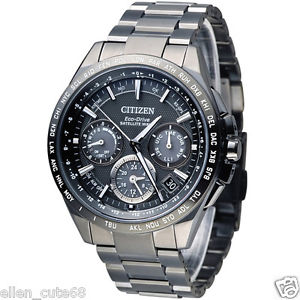 Citizen Attesa CC9017-59E F900 Eco-Drive Satellite Wave GPS Titanium 100% Japan