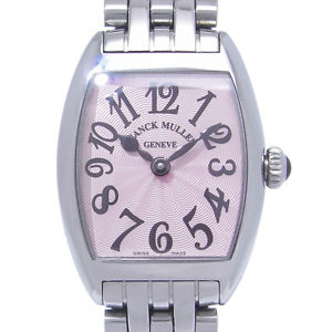 F / S Pre-owned Women's Frank Muller Tonneau Carbex Intermediate 2252 QZ Pink