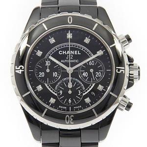 F / S Pre-owned Chanel H2419 J12 41mm Chronograph Ceramic 9P Self-Winding Mens