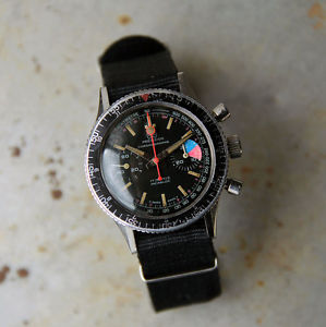 Vintage Ollech & Wajs Yachting Chronograph Divers 1960