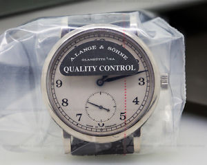 A Lange & Sohne 235.026 1815 18K White Gold Silver Dial COMPLETE UNWORN
