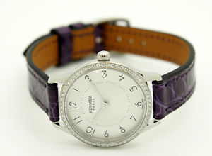NOUVEAU Hermes Mince d'Hermes PM Quartz 25mm Montre femmes Ref CA2.130