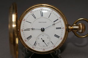 1896 Appleton Tracy Waltham, 17J,18s, 14kt. solid Gold Hunter Case, Pocket Watch