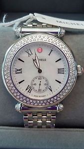 NEW MICHELE Watch, Diamond Bezel, MOP Face MWW16A000001