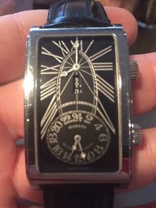 CUERVO Y SOBRINOS Prominente 1124 Dual Time Automatic Men's Watch