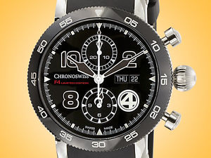 Chronoswiss Timemaster Chronograph Day Date F4 Automatic Stainless Steel Watch