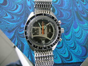 Vintage Yema Chronograph - Good Condition - 2 Register - 1970's