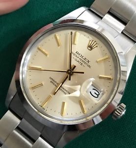 ROLEX DATE Wristwatch Watch 15000 NOS NEW FULL SET