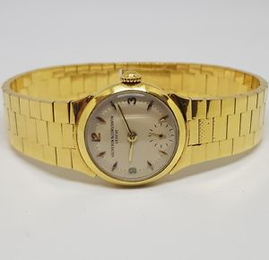 18k gold vintage manual winding Vacheron Constantin with 18k original bracelet