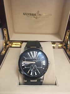 Ulysse Nardin Executive Dual Time 243-00 Wrist Watch for Men; Two Watch Bands