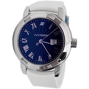 HYSEK MEN'S IO 41MM WHITE SILICONE BAND STEEL CASE AUTOMATIC WATCH IO4213A13