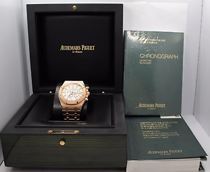 Audemars Piguet Royal Oak 41mm Chrono 18K Rose Gold 26320OR.OO.1220OR.02