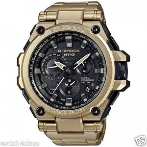 CASIO Limited Ed.G-Shock MTG-G1000RG-1A Gold IP GPS Hybrid Solar Radio JAPAN