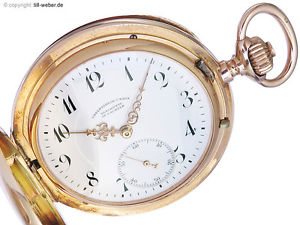 Uhrenfabrik Union Glashütte "Taschenuhr" Gold