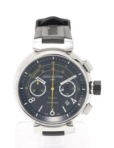 Free Shipping Pre-owned LOUIS VUITTON Tambour Fly Bag Chrono Vore 2 Q102B