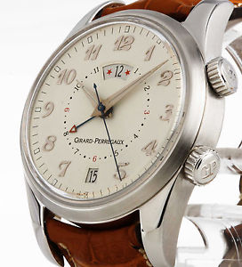 Girard Perregaux Traveller II Alarm GMT Automatik Stahl Ref. 4935