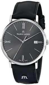 Maurice Lacroix Men's EL1087-SS001-810 Eliros Analog Display Analog Quartz Black