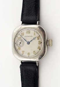 Illinois Silver 17 Jewel Wristwatch C-1916 - 101 Years Old!!!!!