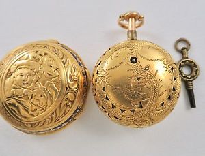 RARE CIRCA 1765 ELLICOTT LONDON 5351 - 22K GOLD 1/2 QUARTER REPEATER HAND MADE
