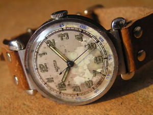 Vintage Oversize ROAMER Pilot WristWatch Cal.23.4 Sweep Second ca1935 Orig.Cond.