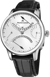 Maurice Lacroix Masterpiece Men's GMT Retrograde Automatic Watch MP6518-SS001-13