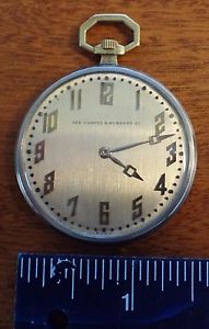 Cowell & Hubbard Co Company Pocket Watch 18KT Gold | RUNS BUT RUNS FAST
