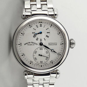 Armand Nicolet Tramelan Arc Royal Regulator Watch 9427A-AG-M9420 image 1