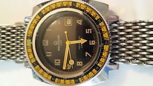 vintage aquadive divers watch
